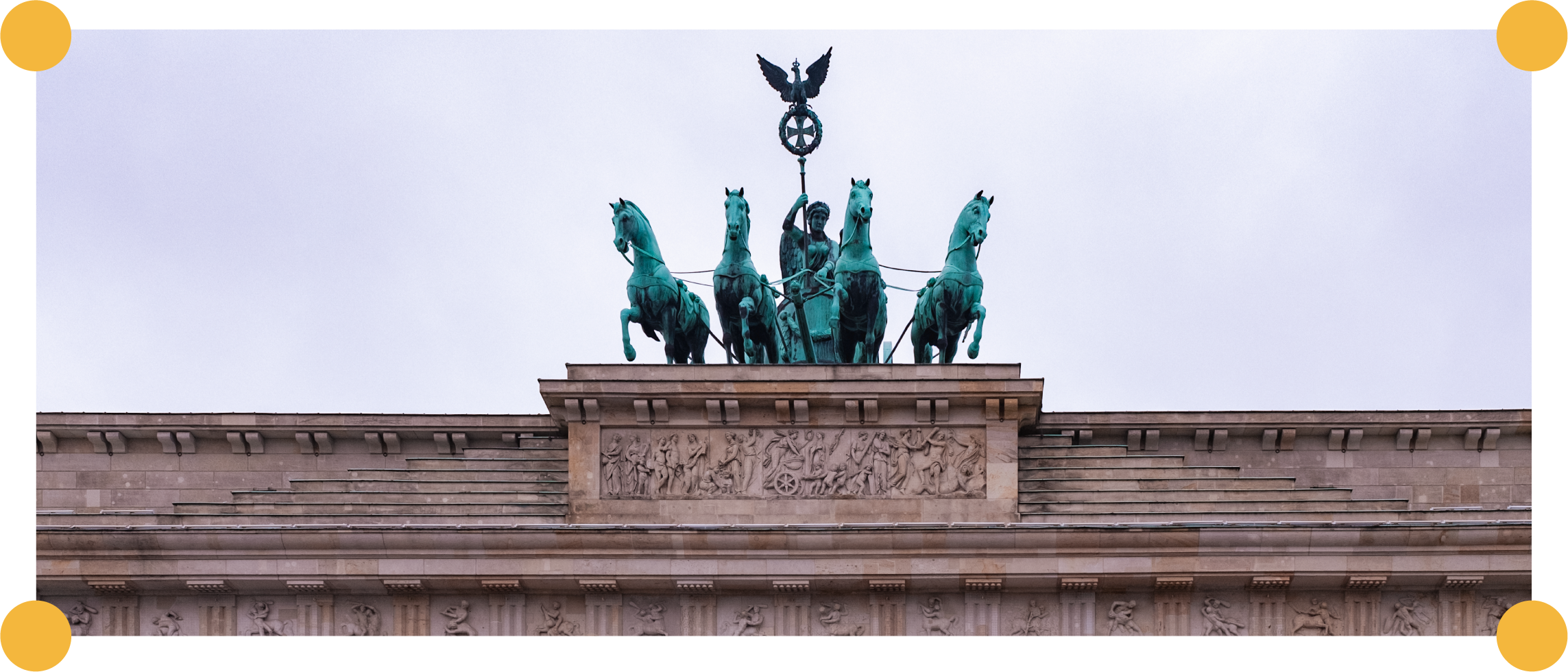 Fotografía de la puerta de Brandeburgo